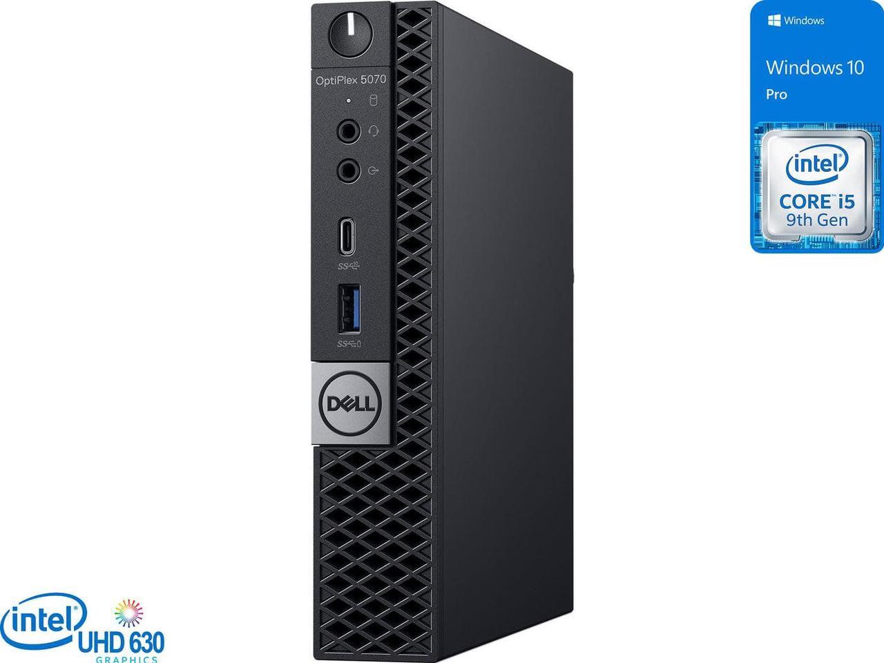 Dell OptiPlex 5070 7070 Micro Desktop PC - 9th Gen Intel Six Core i5-9500T 2.20 GHz 16 GB DDR4 256 GB M.2 SSD + 1TB HD WiFi BT Windows 10 Pro