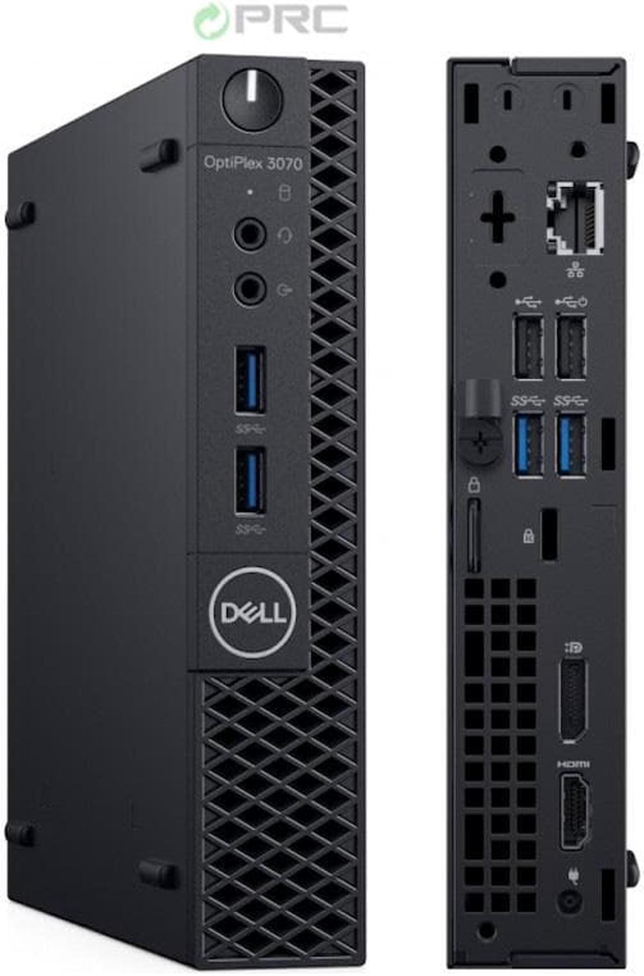 Dell OptiPlex 3070 5070 7070 Micro Desktop PC - 9th Gen Intel QUAD Core i3-9100T 3.10 GHz 16 GB DDR4 128 GB SSD WiFi BT Windows 10 Pro