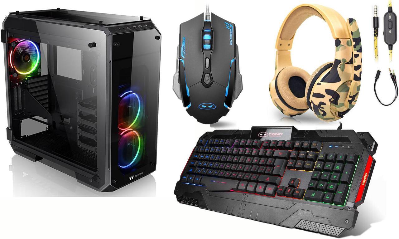 PRC Pro Gaming Desktop PC 9th Gen. Intel  i9-9900K 8-Core 3.6GHz 16GB DDR4-3000 RGB RAM NVIDIA GeForce RTX 2080 Super 8GB GDDR6 1200Mbps WiFi 512GB NVMe SSD + 1TB SATA HD W10P