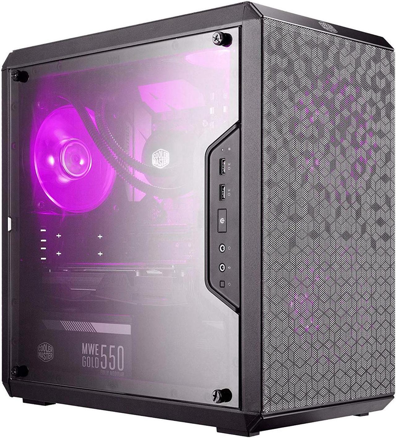 Custom PRC Ryzen Gaming PC AMD Ryzen 3 1300X 3.5GHz Quad-Core 8GB Crucial Ballistix DDR4 AMD Radeon RX 570 8GB GDDR5 HDMI VR Ready 1TB NVMe m.2 SSD 1200 Mbps 802.11ac WiFi LG DVDRW Windows 10 Pro