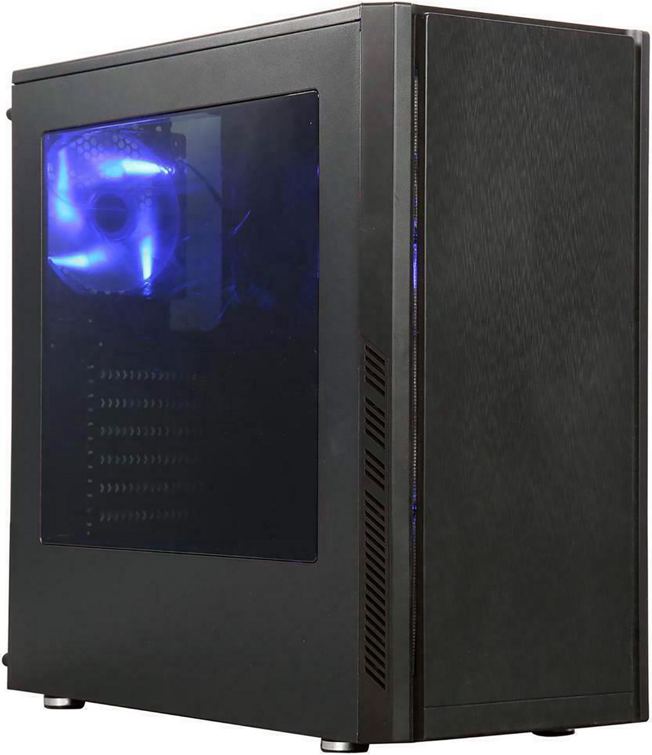 PRC BlueMagic Special Edition Gaming Desktop PC AMD Ryzen 3 3200G 4-Core 3.6GHz 16GB DDR4-3200 RGB RAM AMD Radeon RX 5700 XT 8GB GDDR6 1200Mbps 802.11ac WiFi 256GB NVMe m.2 SSD + 1TB HD Windows 10 Pro