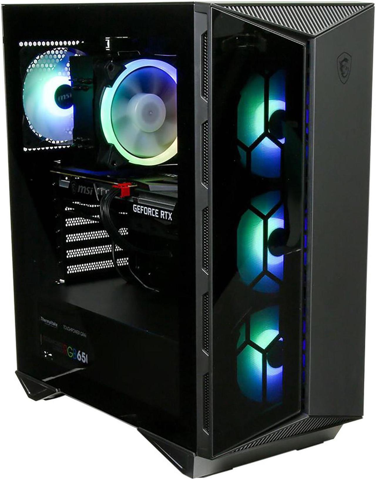 Custom PRC MSI 1440P/4K Gaming Desktop PC Intel Core i7 12th Gen 12700F 2.1GHz 12-Core Processor MSI GeForce RTX 3060 Ti 16GB DDR4 RAM 1TB Solid State Drive WiFi 6 Bluetooth W11 Home