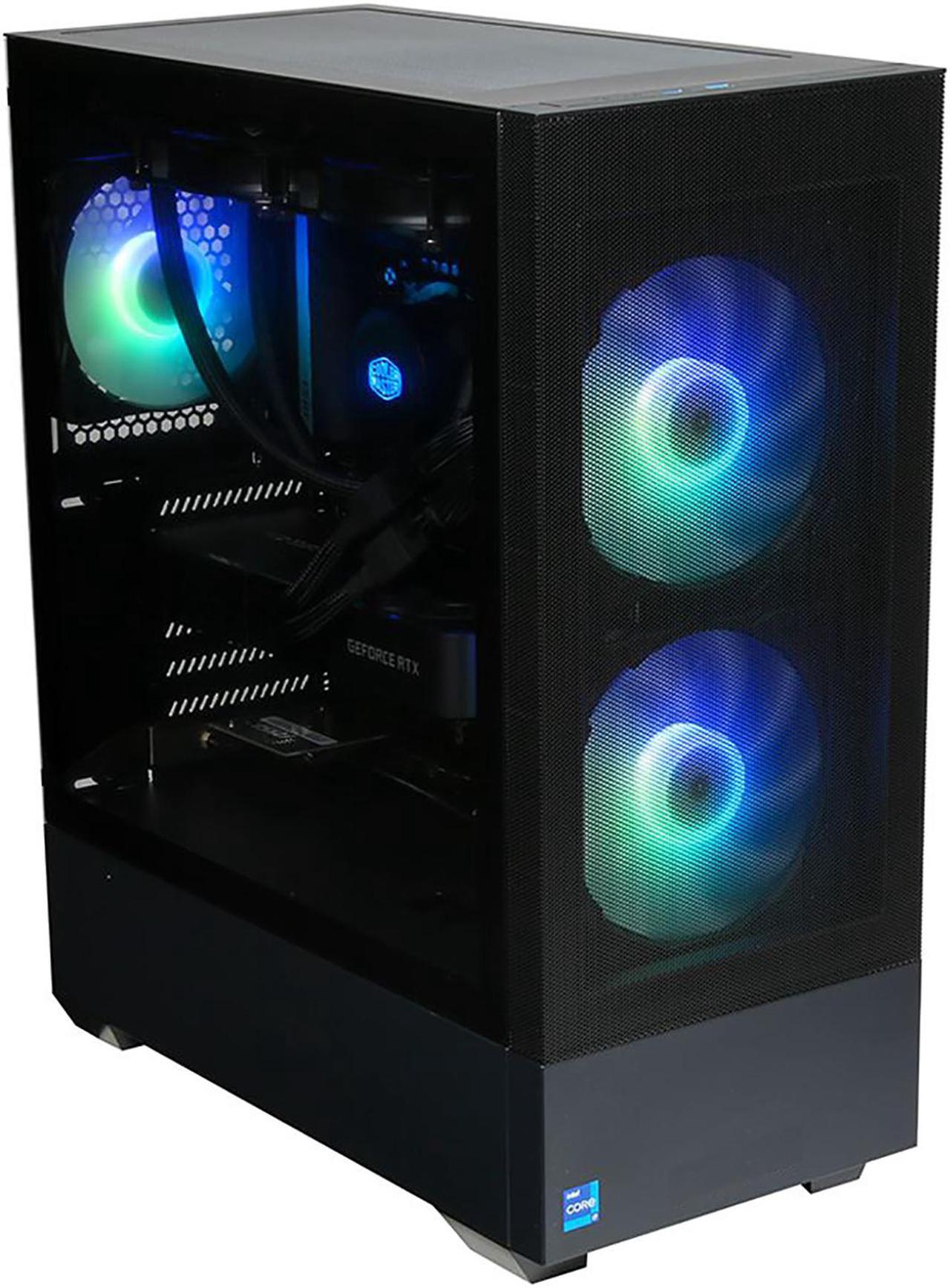 Custom PRC 1440P/4K Gaming Desktop PC Intel Core i7 12th Gen 12700KF 3.6GHz 12-Core Processor NVIDIA GeForce RTX 3070 Ti 8GB GDDR6X 32GB DDR4-3200 RAM 1TB Solid State Drive Wi-Fi Bluetooth W10P