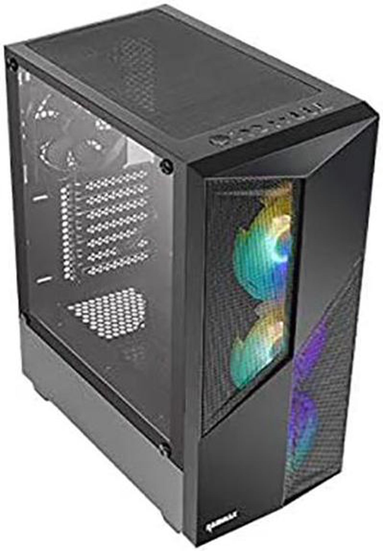 Custom Built PRC AMD Ryzen Vega Gaming Desktop PC AMD Ryzen 5 5600G 3.9GHz 6-Core Processor Vega 7 Graphics 8GB DDR4 RAM 256GB Solid State Drive Wi-Fi Windows 10 Professional