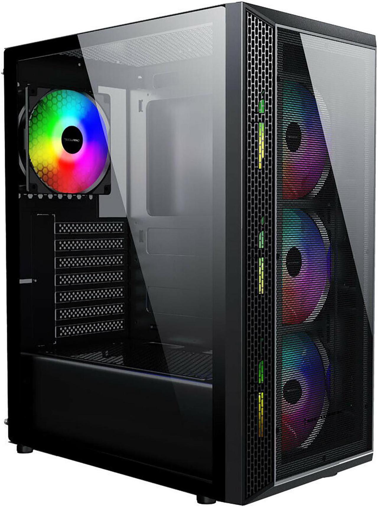 Custom Built PRC AMD Ryzen Vega Gaming Desktop PC AMD Ryzen 5 5600G 3.9GHz 6-Core Processor Vega 7 Graphics 8GB DDR4 RAM 256GB Solid State Drive Wi-Fi Windows 10 Professional