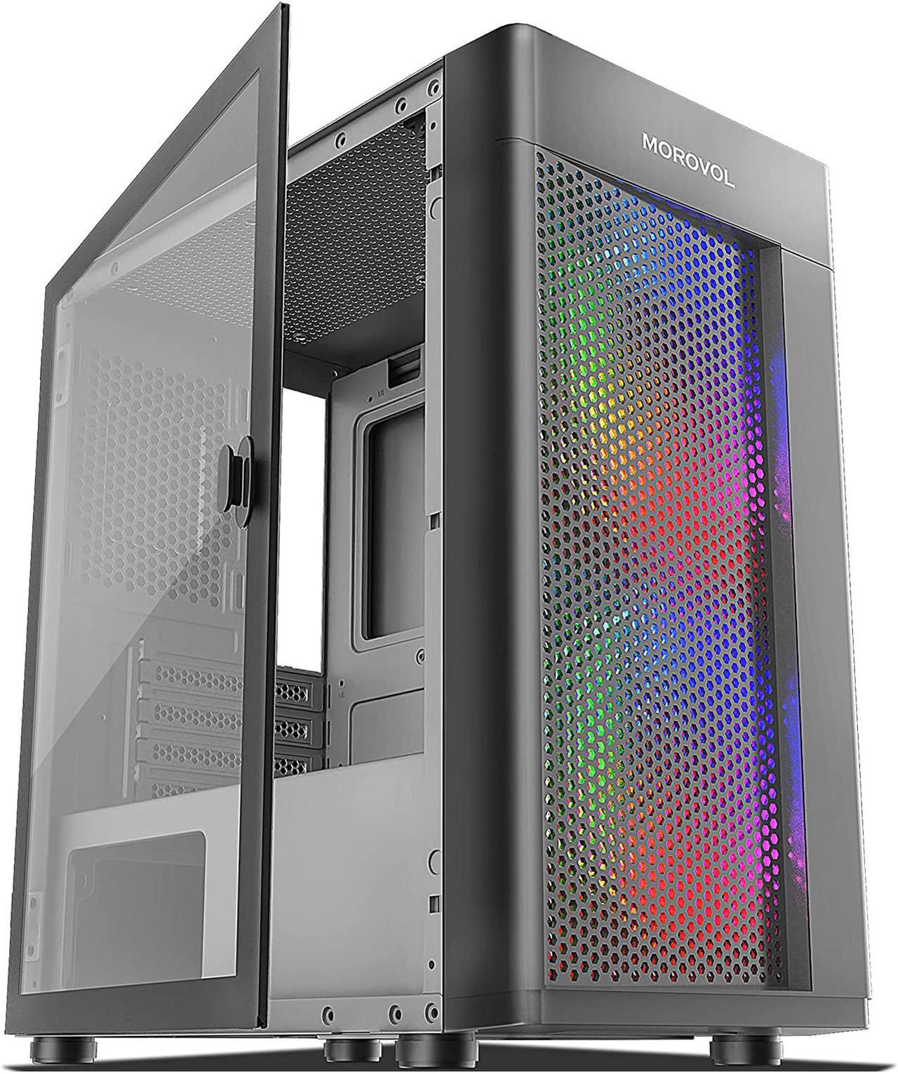 Custom Built PRC AMD Ryzen Vega Gaming Desktop PC AMD Ryzen 5 5600G 3.9GHz 6-Core Processor Vega 7 Graphics 8GB DDR4 RAM 256GB Solid State Drive Wi-Fi Windows 10 Professional