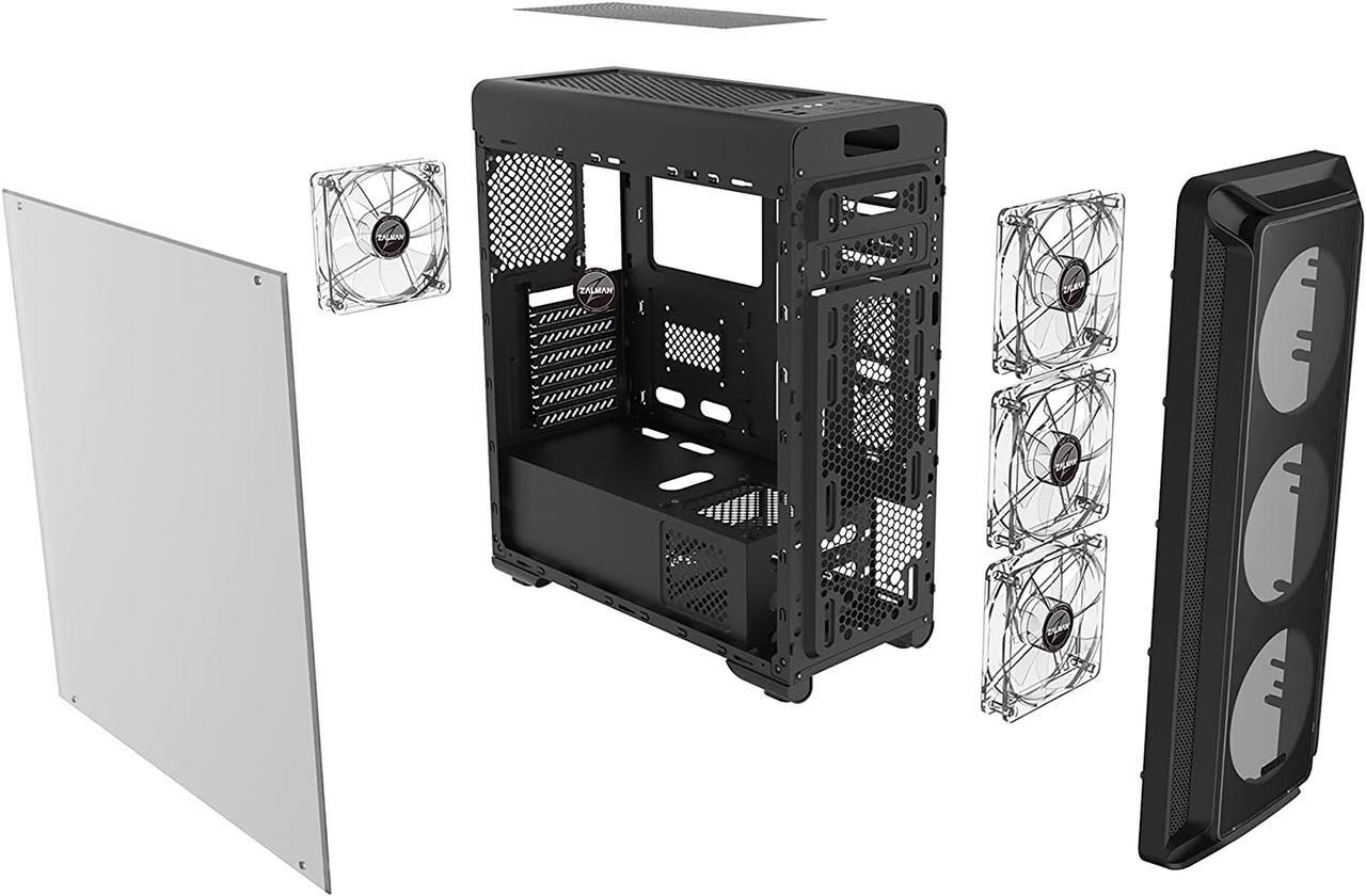 Alt view image 6 of 6 - Custom Built PRC AMD Ryzen RX Gaming Desktop PC AMD Ryzen 5 5600X 3.7GHz 6-Core Processor RX 6400 4GB GDDR6 Graphics 8GB DDR4 RAM 256GB Solid State Drive Wi-Fi Windows 10 Professional
