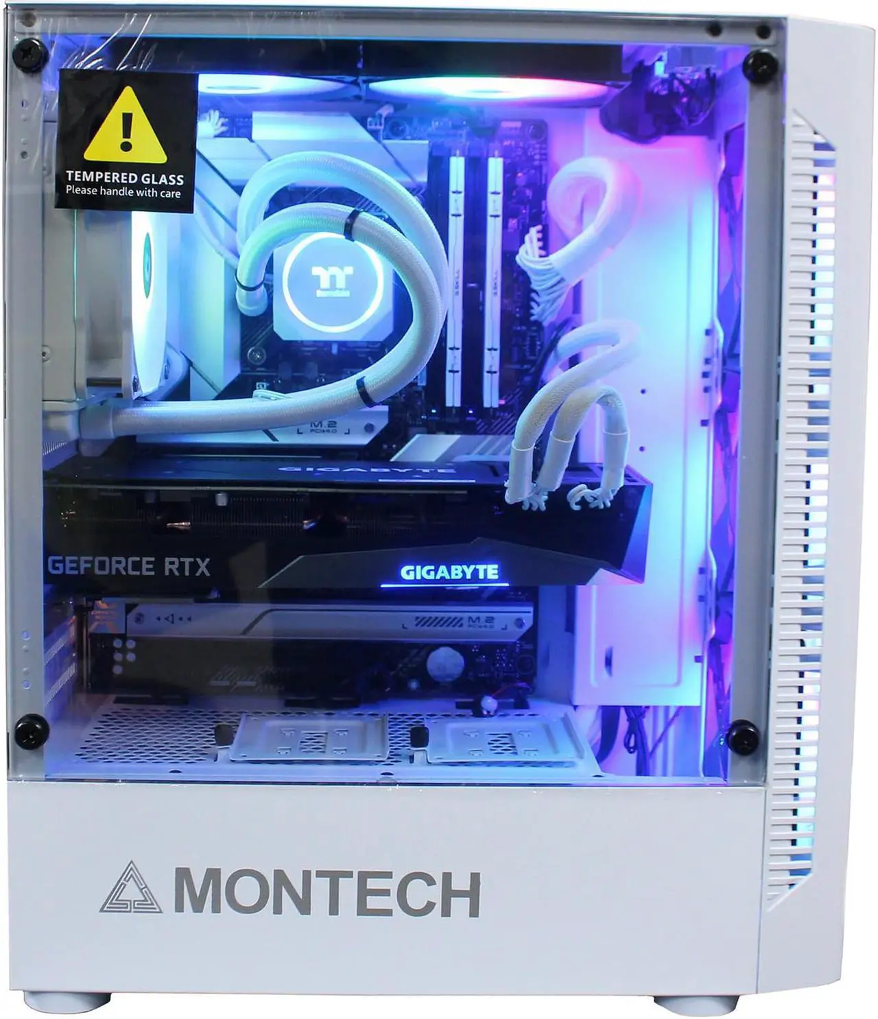 Alt view image 3 of 6 - PRC White Magic Next-Level Gaming Desktop PC 12th Gen. Intel Core i7-12700K 3.6GHz 12-Core 32GB DDR5-5200 RAM NVIDIA GeForce RTX 3070 8GB GDDR6 1TB NVMe M.2 SSD Wi-Fi Bluetooth W11 Home