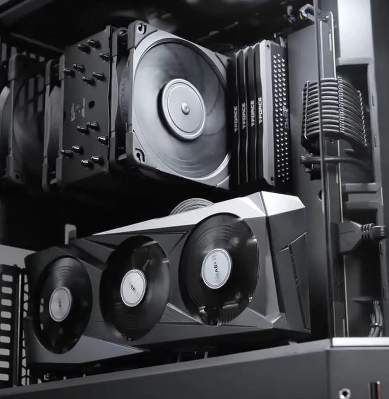 Alt view image 2 of 5 - PRC PhantomBlack1 Custom Gaming PC i9-13900K 3.0GHz 24-Core 32GB DDR5 4TB NVMe 10TB HDD NVIDIA GeForce RTX 4080 16GB GDDR6X Wi-Fi BT Windows 11 Home