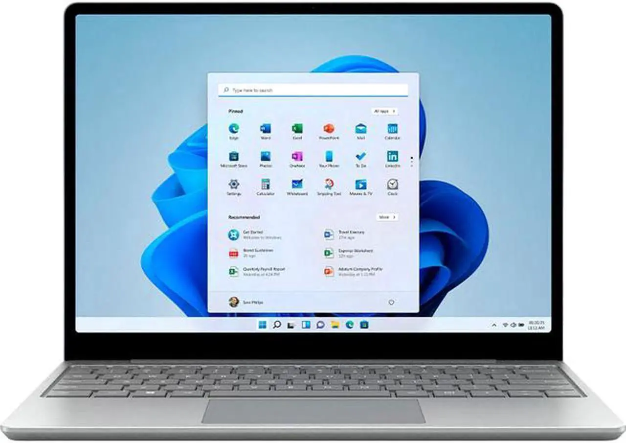 Main image of Microsoft Laptop Surface Laptop Go 2 Intel Core i5-1135G7 16 GB LPDDR4X Memory 256 GB SSD Intel Iris Xe Graphics 12.4" Touchscreen Windows 11 Home 64-bit 8QC-00001