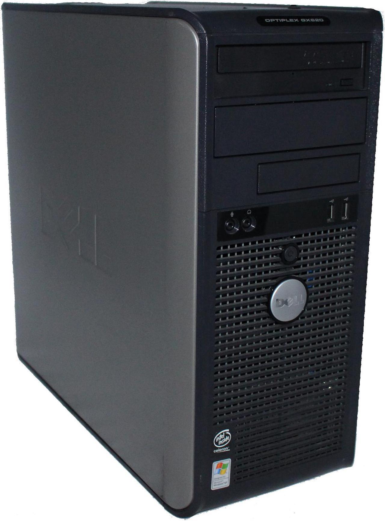 DELL OptiPlex GX620 Mini-Tower PC Pentium 4, 2GB ram, 80GB HDD, DVD Windows 7 Pro 32Bit