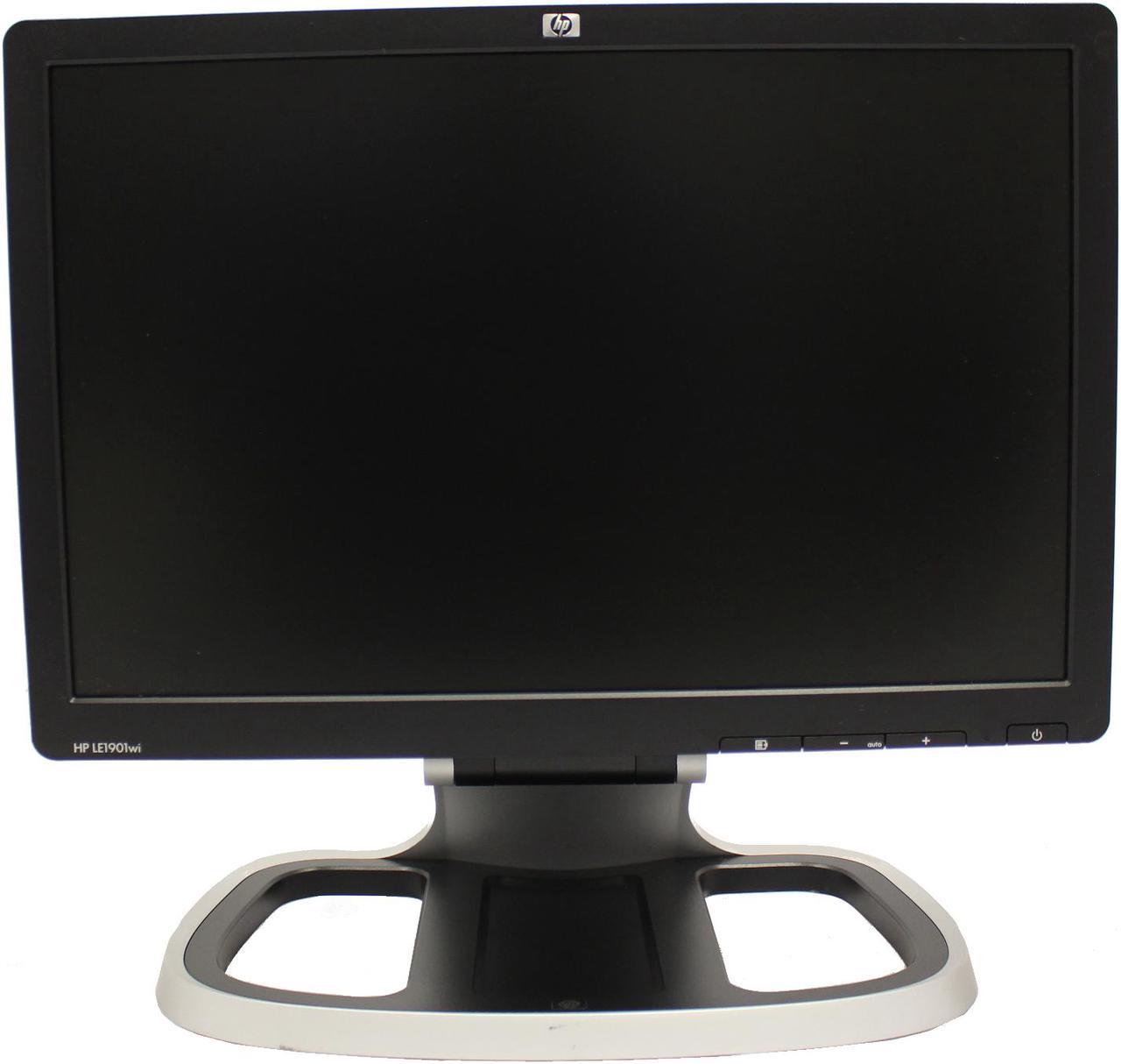 HP LE1901wi 19" Widescreen LCD Monitor w/ VGA & Power Cord 1440 x 900