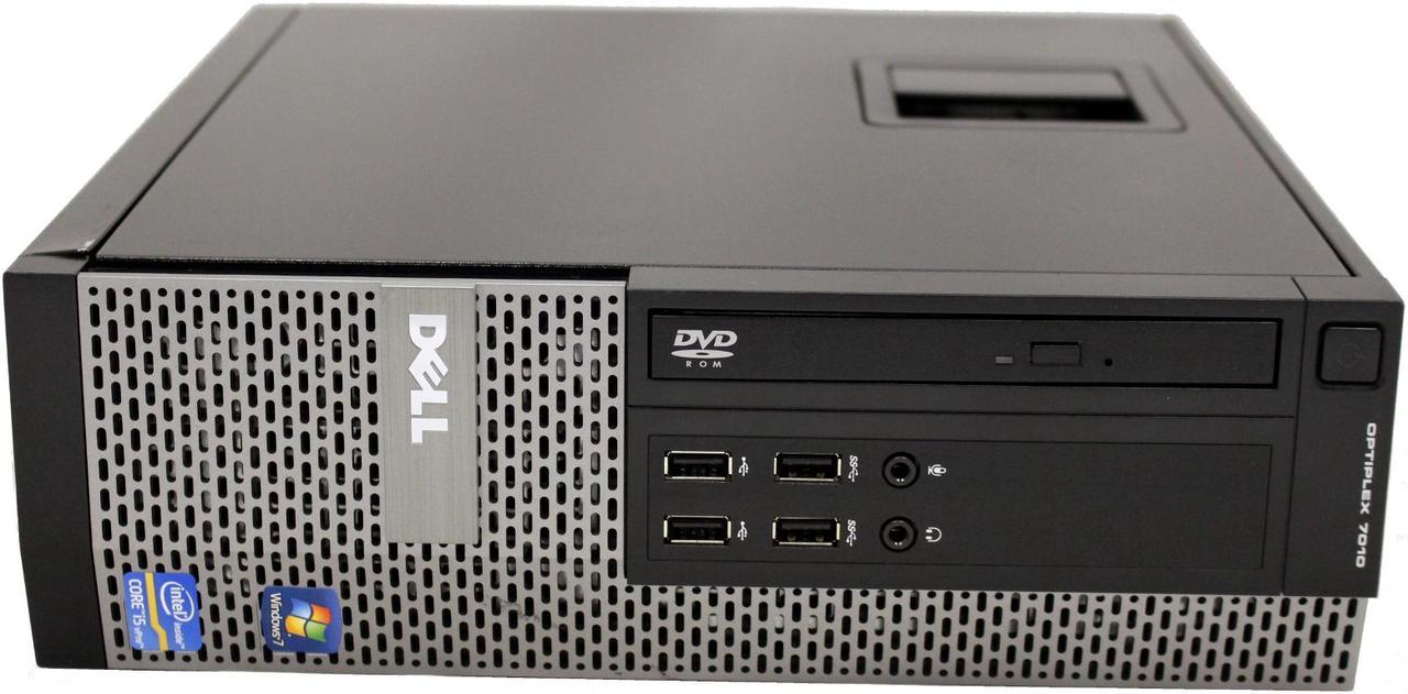 Dell OptiPlex 7010 SFF Desktop Intel Quad i5-3470s 2.9GHz 8GB DDR3 RAM 256 GB SSD DVD-RW WiFi Windows 10 Pro