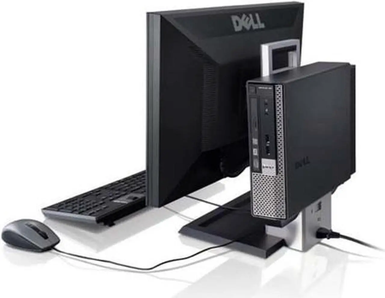 Main image of Dell OptiPlex 990 USFF All-In-One with a 22" Monitor Desktop PC Intel Quad Core i5-2400 3.10GHz 8GB RAM 256 GB SSD DVD-RW Windows 10 Professional 64-Bit