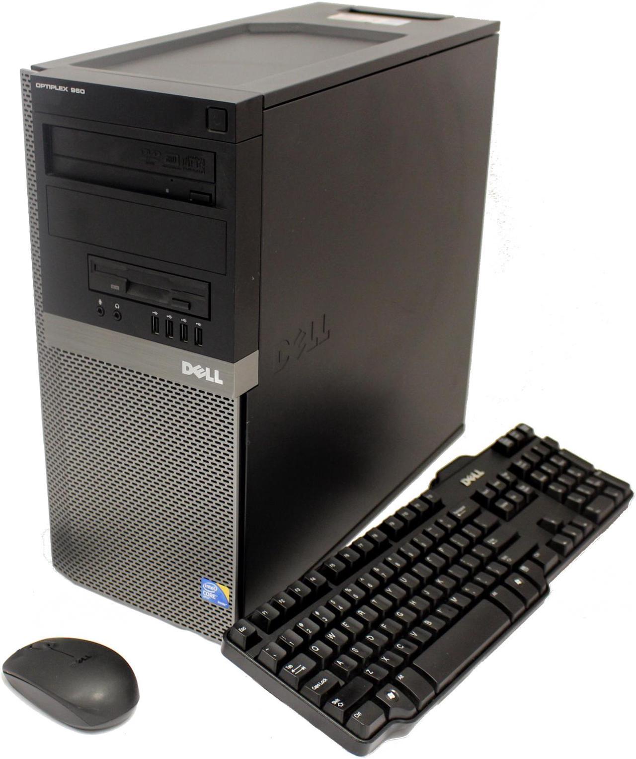 Dell OptiPlex 960 Tower Core 2 Duo E8400 3.0GHz 4 GB RAM 320 GB HD DVD-RW Windows 10 Professional 64-Bit w/ New PCI 5.1 Channel Surround 3D MIDI Audio Card.