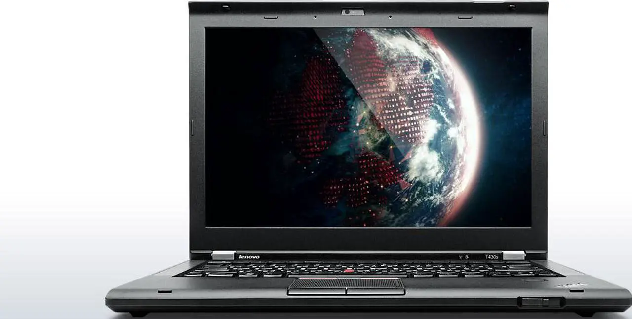 Main image of Lenovo ThinkPad T430s 14" LED Notebook Laptop Intel Dual Core 3rd Gen. i5-3320M 2.60GHz 8 GB DDR3 RAM 128GB SSD DVD-RW Webcam WiFi Bluetooth Windows 10 Professional 64-bit