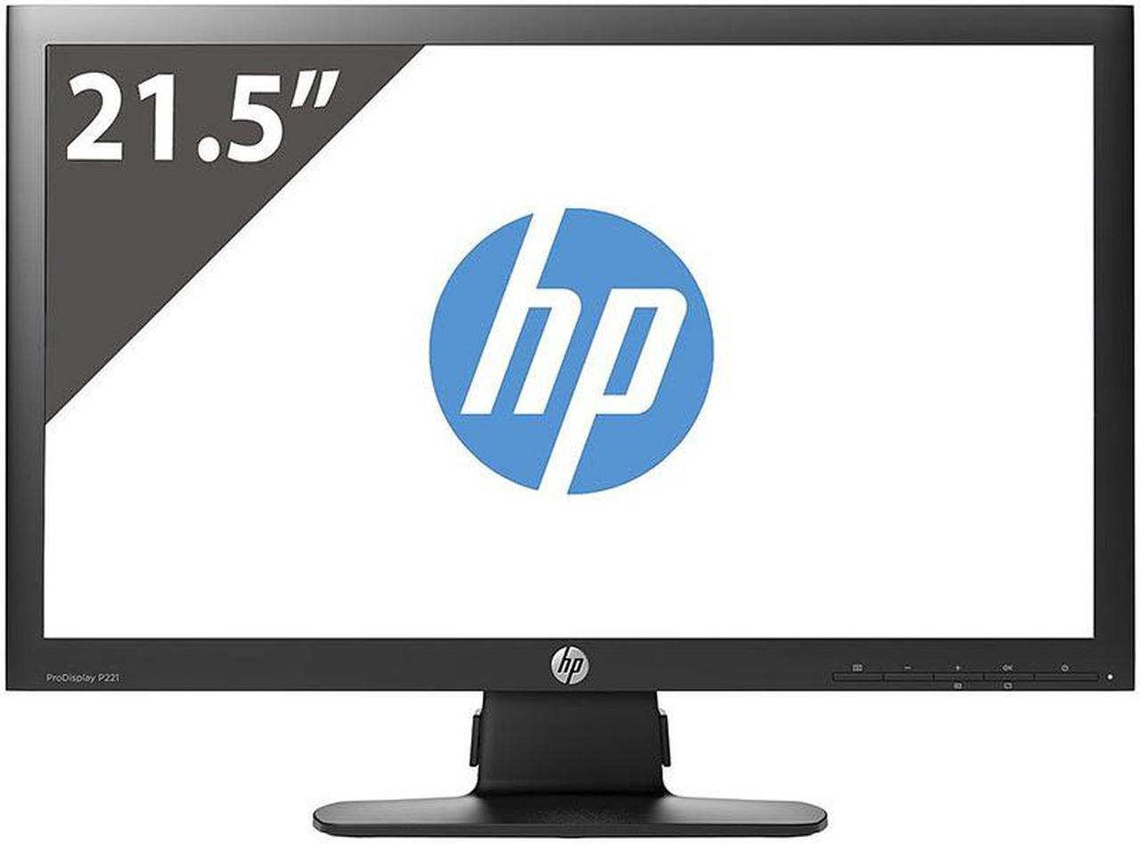 HP ProDisplay P221 Full HD 1920 x 1080 Resolution 21.5" WideScreen LED Backlight Monitor 5ms 250 cd/m2 DCR 3,000,000:1(1,000:1) VGA + DVI Included