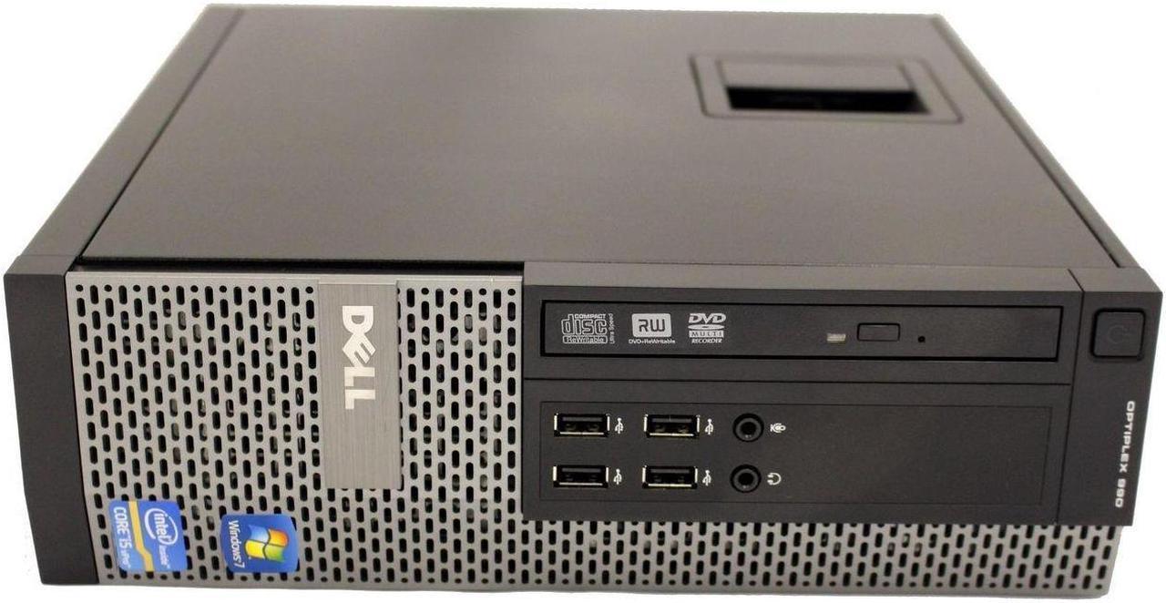 Dell OptiPlex 990 SFF Desktop Intel Quad-Core i5 CPU 8GB DDR3 256 GB SSD DVDRW WiFi  Windows 10 Pro