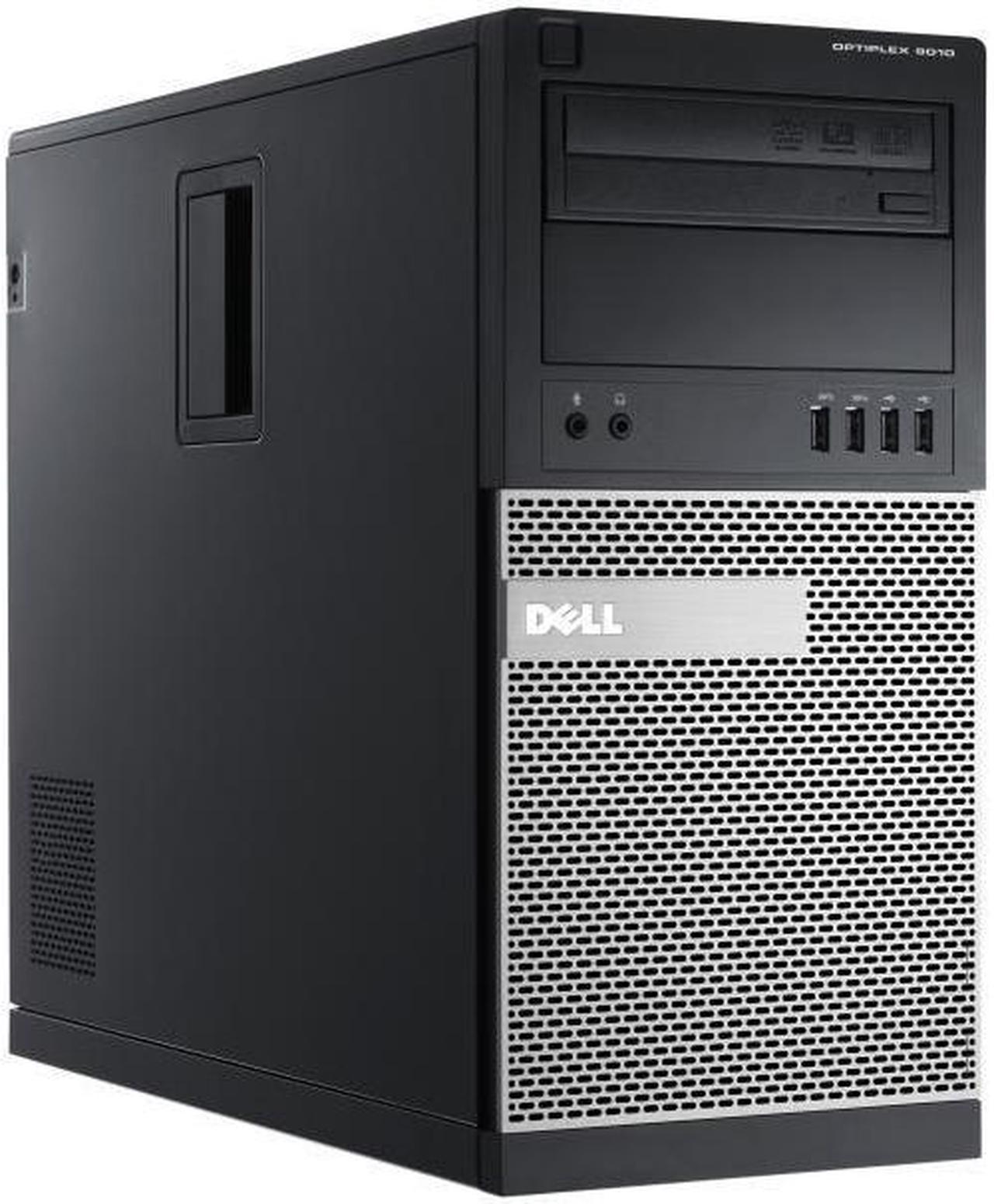 Dell OptiPlex 9010 Mini Tower Desktop Intel Core i5 8GB RAM 256 SSD + 2TB HD DVD-RW Windows 10 Pro