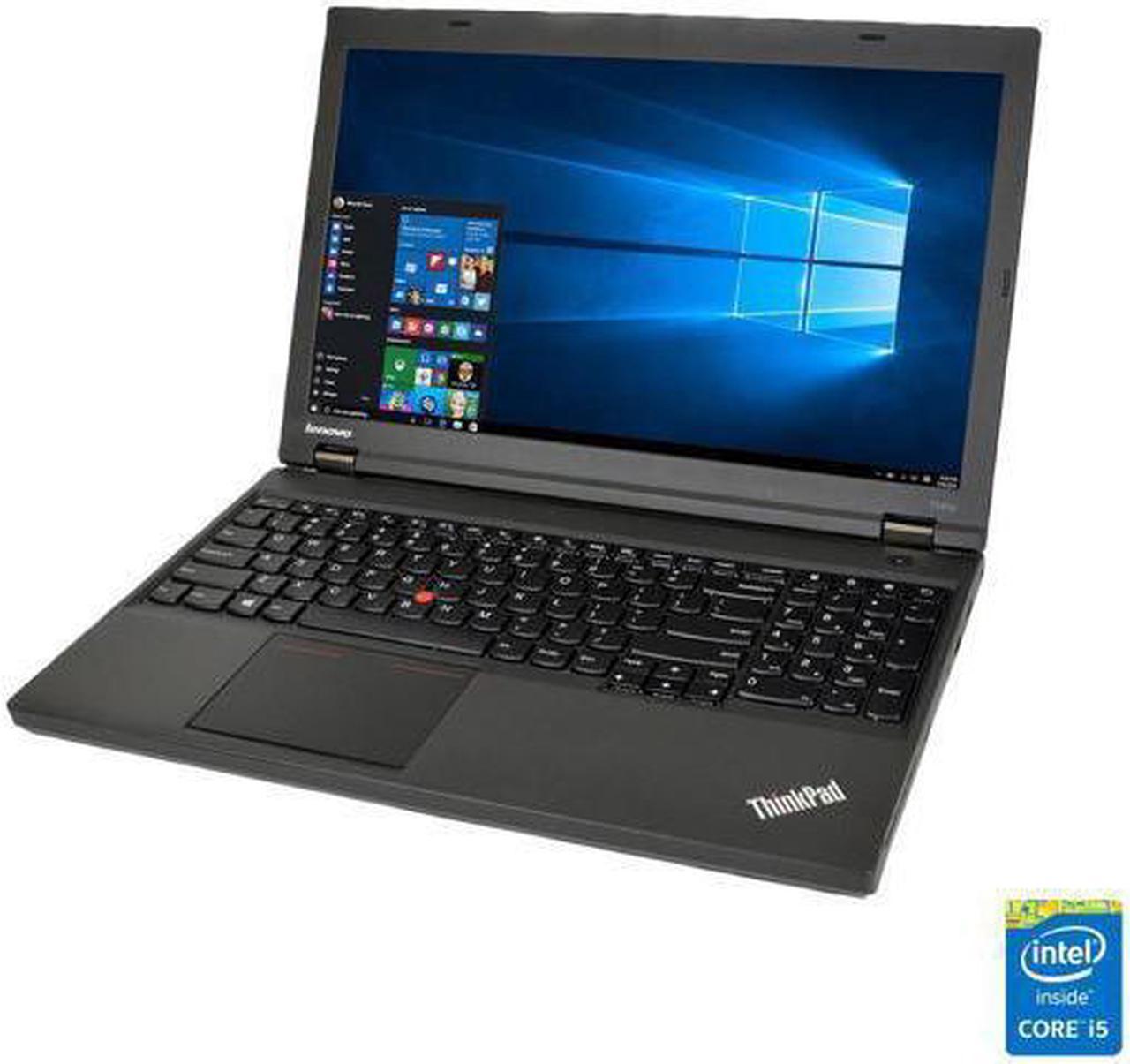 Lenovo ThinkPad T540P 15.6" LED Notebook Laptop Intel Core 4th Gen i7-4600M  8 GB DDR3 RAM 1TB SSD DVD-RW Webcam WiFi Bluetooth Windows 10 Professional 64-bit