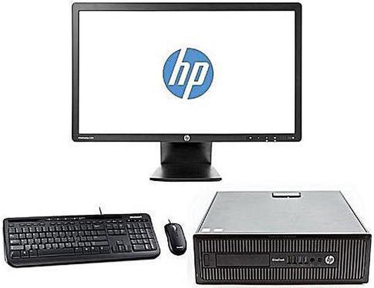 HP ProDesk 600 G1 SFF Desktop 4th Gen Intel Core i7-4770 3.4GHz 8GB RAM 1TB HDD DVD-RW WiFi Windows 10 Pro - with HP 22" Widescreen Monitor