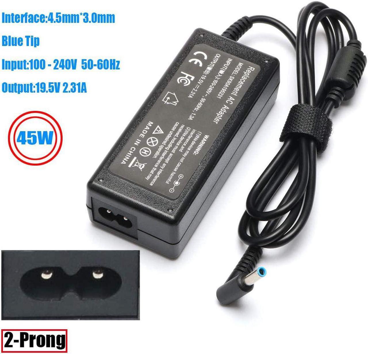 Alt view image 4 of 7 - 45W Replacement AC Adapter Charger for HP 15 15-f233wm 15-f272wm 15-f010wm 15-f305dx 15-af131dx Spectre X360 13-a010dx 13-4003dx 13-4103dx Pavilion 15 Laptop Notebook PC Power Supply Cord