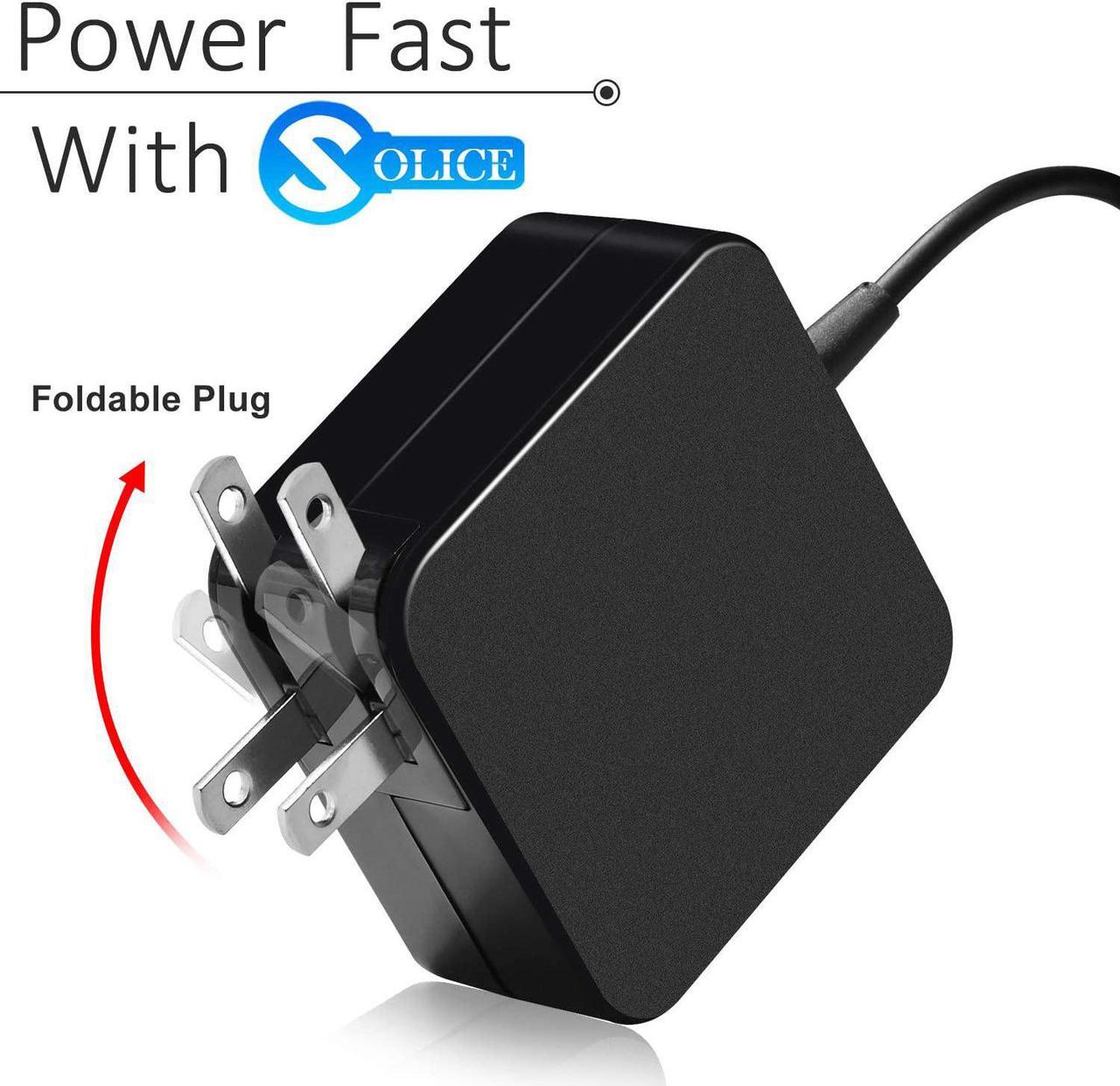 Alt view image 2 of 7 - SOLICE 19V 2.37A 45W Laptop Power AC Adapter Charger for Asus Zenbook UX305 UX21A UX32A Series Taichi 21 31 Asus Transformer Book Flip T300LA TP300LA Fits:ADP-45AW A 4.01.35mm