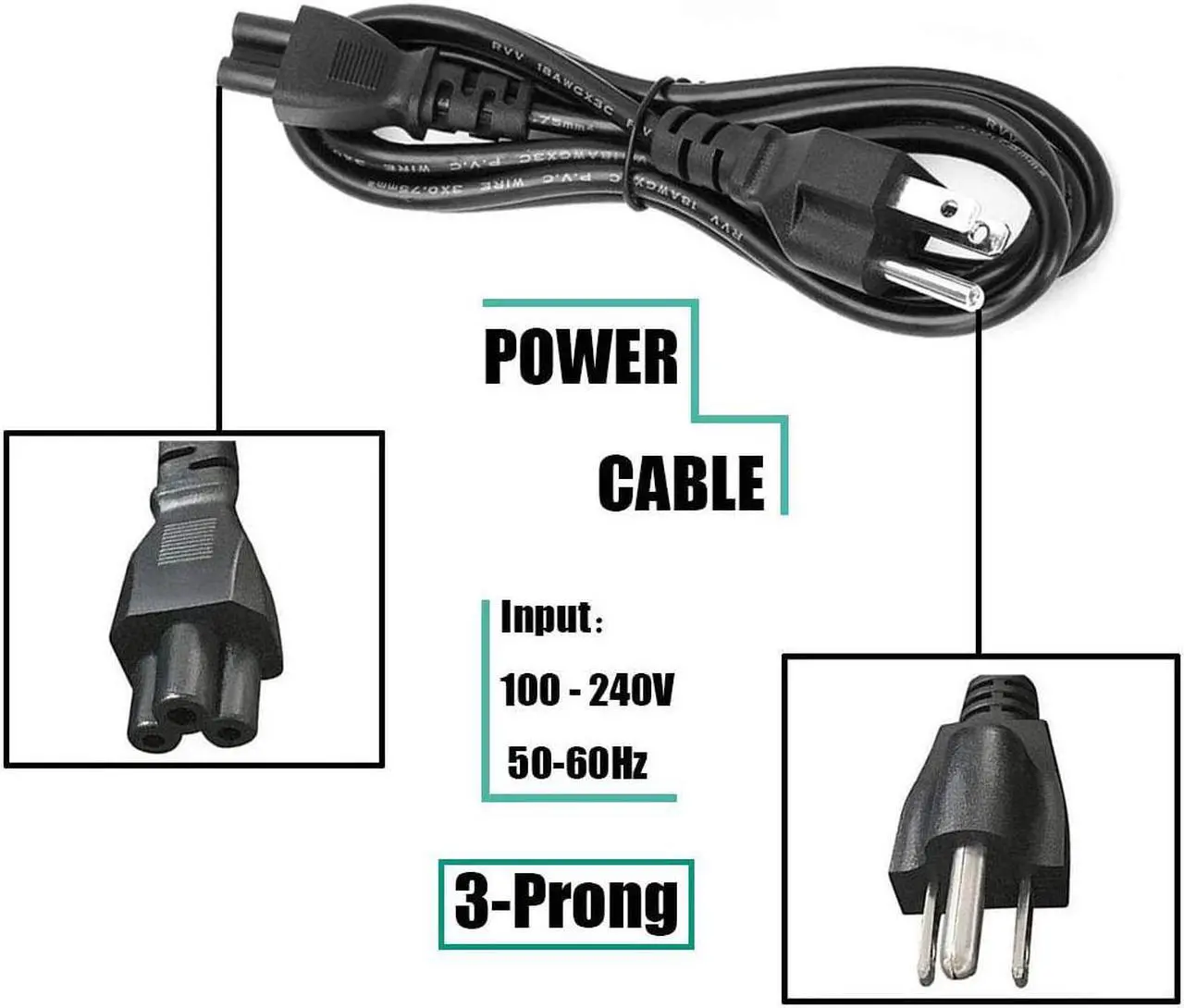 Alt view image 4 of 7 - 65W AC Adapter Laptop Charger for HP Elitebook 840 G1 G2 Revolve 810 G1 G2 850 Probook 640 650 655 440 450 G1 HP Notebook 2000 2000-2d60dx 2000-2d19wm 2000-369wm 2000-329wm PC Power Supply Cord Plug