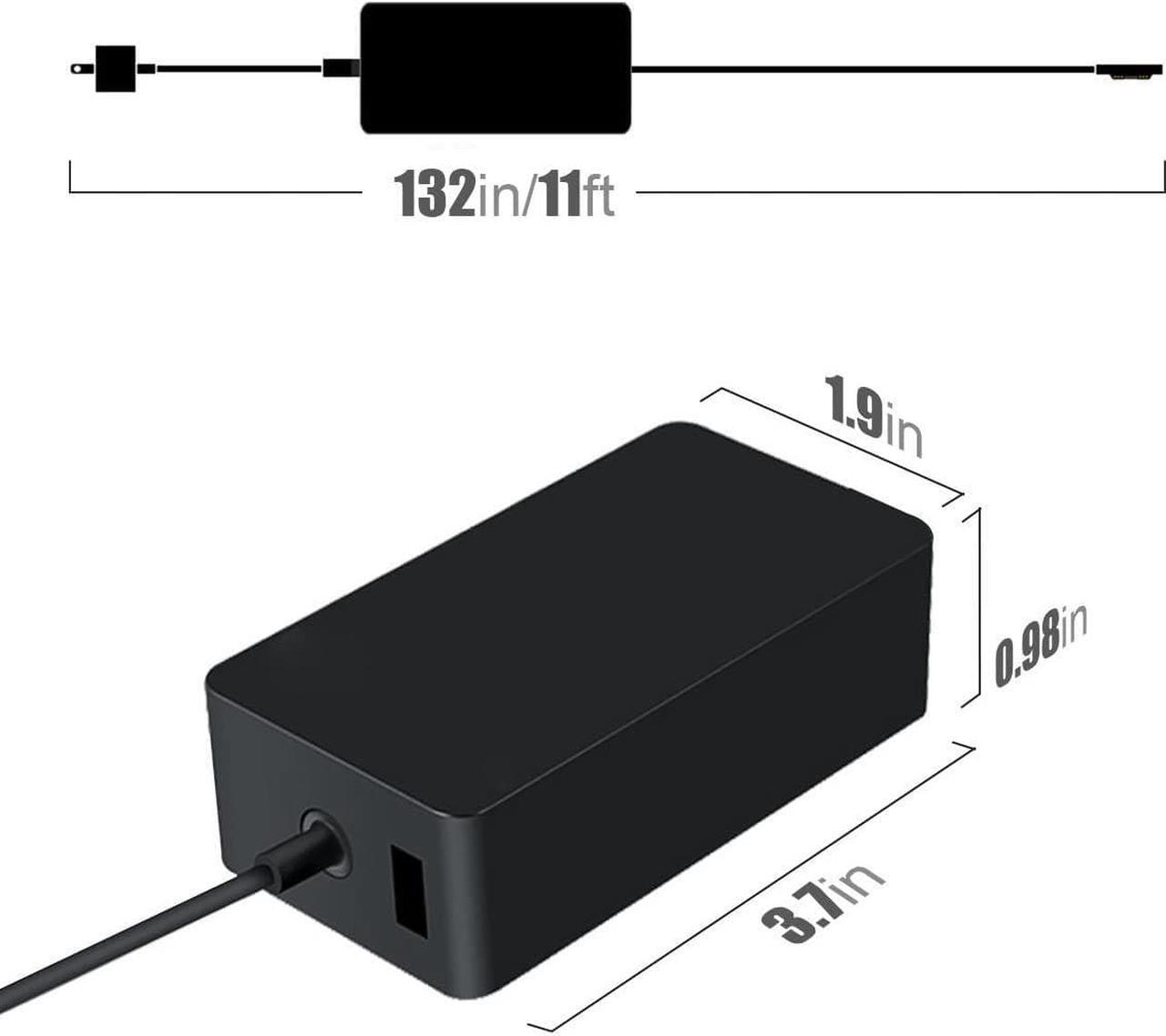 Alt view image 7 of 7 - Surface Pro Charger 36W for Surface Pro 3/4/5/6/7 Power Supply Adapter, Compatible for Both Microsoft Surface Book Laptop/Tablet