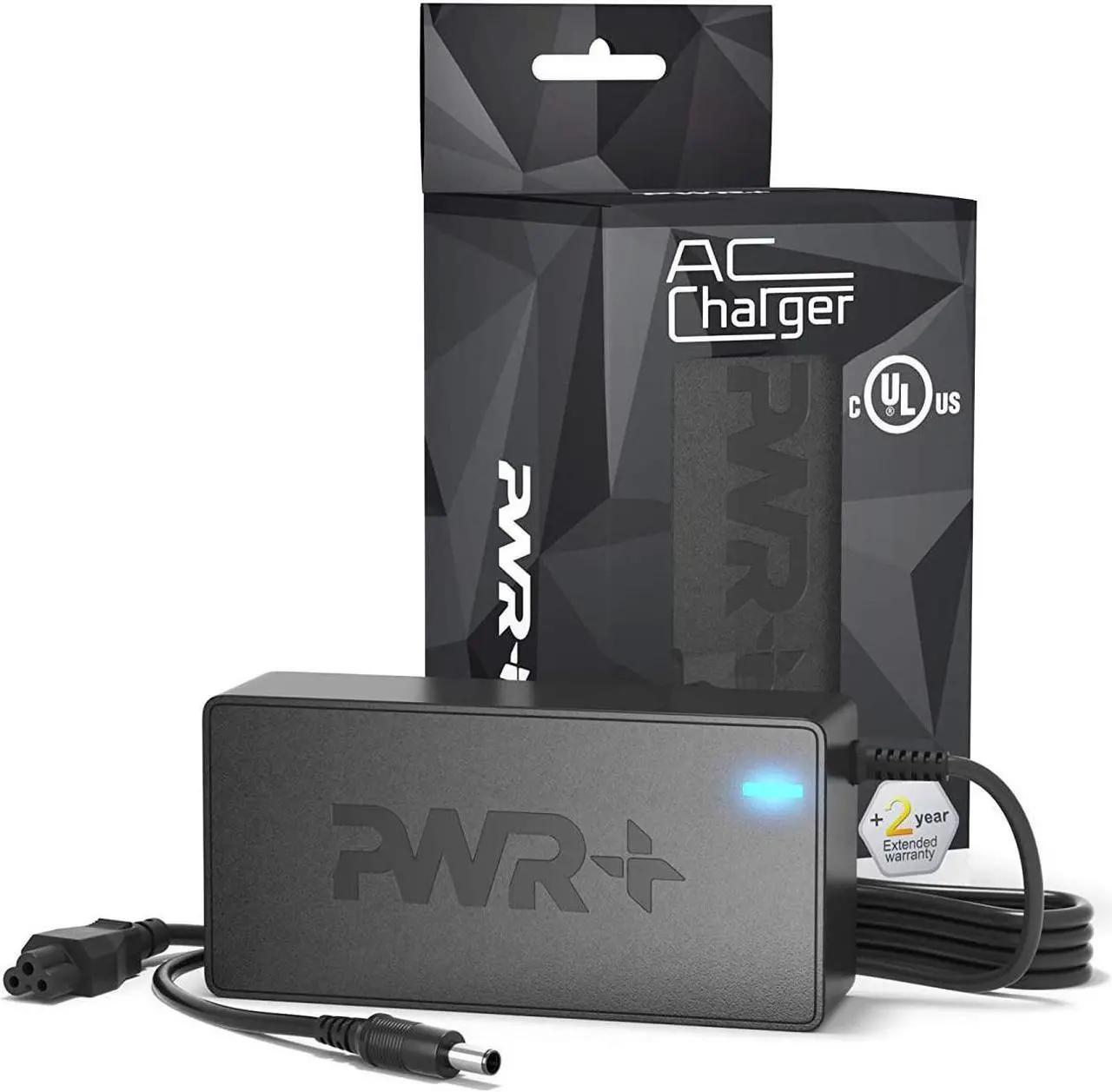 Alt view image 4 of 7 - Pwr 19V AC Adapter for Cricut Explore Air 2 Expression Original Create Mini Cake Power Cord - 12 Ft UL Listed Cutting Machine KSAH1800250T1M2 Power Supply Replacement