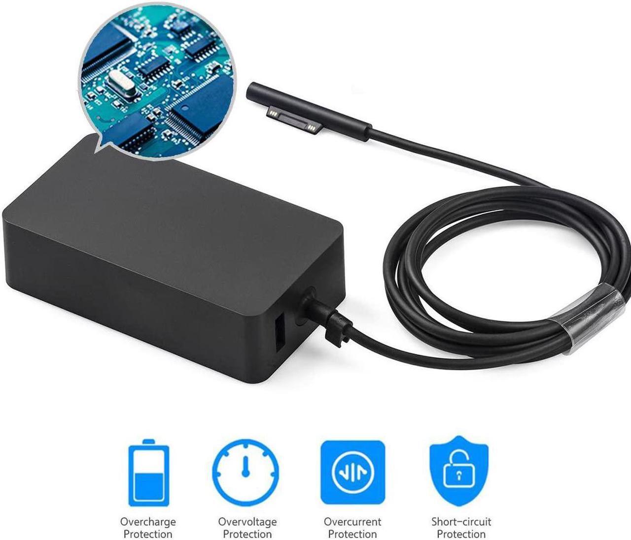 Alt view image 2 of 7 - Surface Pro Charger 36W for Surface Pro 3/4/5/6/7 Power Supply Adapter, Compatible for Both Microsoft Surface Book Laptop/Tablet