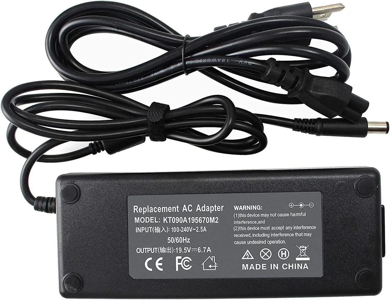 Main image of PA-4E 130W 19.5V 6.7A DA130PE1-00 JU012 CM161 Laptop AC Adapter Charger for Dell 15 7000 7559,Docking Station XPS 15(L502x) 17(L702x) Alienware 13 R2 DA130PE1-00 Gaming Power Supply Cord