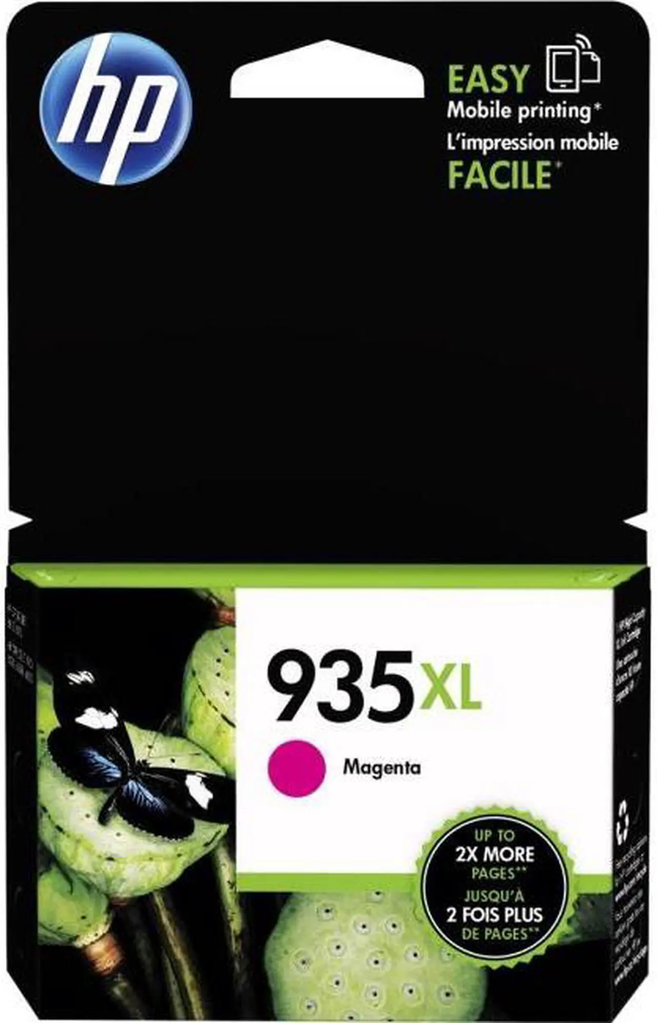 Alt view image 4 of 20 - HP 935XL High Yield Magenta Original Ink Cartridge C2P25AN, ~825 pages,