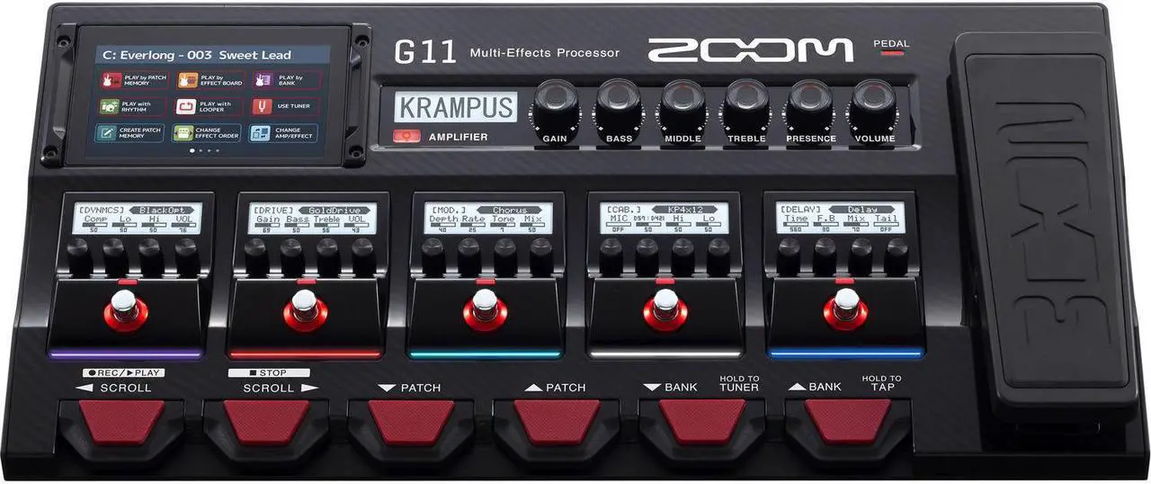 Alt view image 13 of 19 - Zoom G11 Multi-Effects Processor for Electic Guitar
