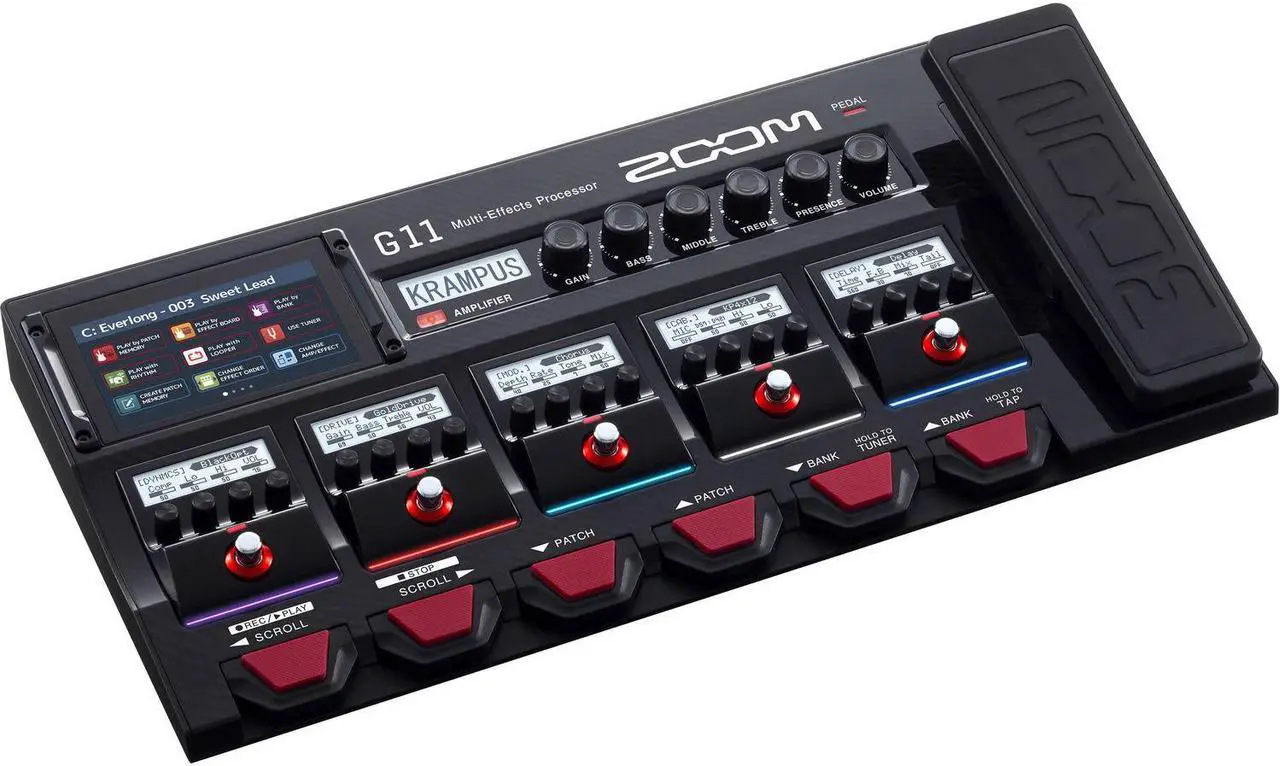 Alt view image 14 of 19 - Zoom G11 Multi-Effects Processor for Electic Guitar