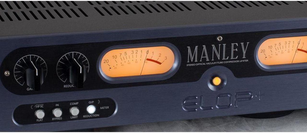 Alt view image 3 of 5 - Manley ELOP+ Vacuum Tube Limiter/Compressor, Auray ERS-12U Rack, (2) ErnieBall 1/4 Bundle