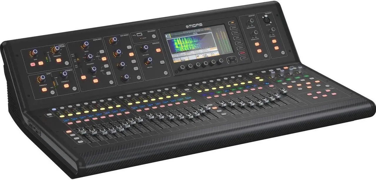 Alt view image 2 of 5 - Midas M32 LIVE 40-channel Digital Mixer, Harmony Audio Cases HCM32DHW Bundle