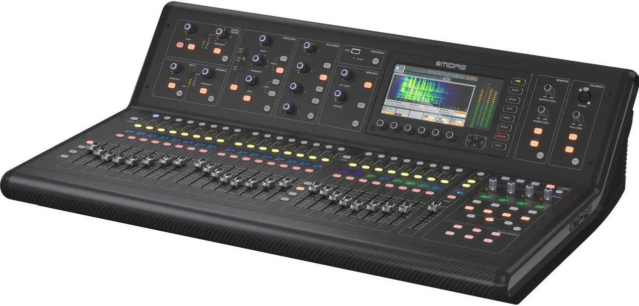 Alt view image 3 of 5 - Midas M32 LIVE 40-channel Digital Mixer, Harmony Audio Cases HCM32DHW Bundle