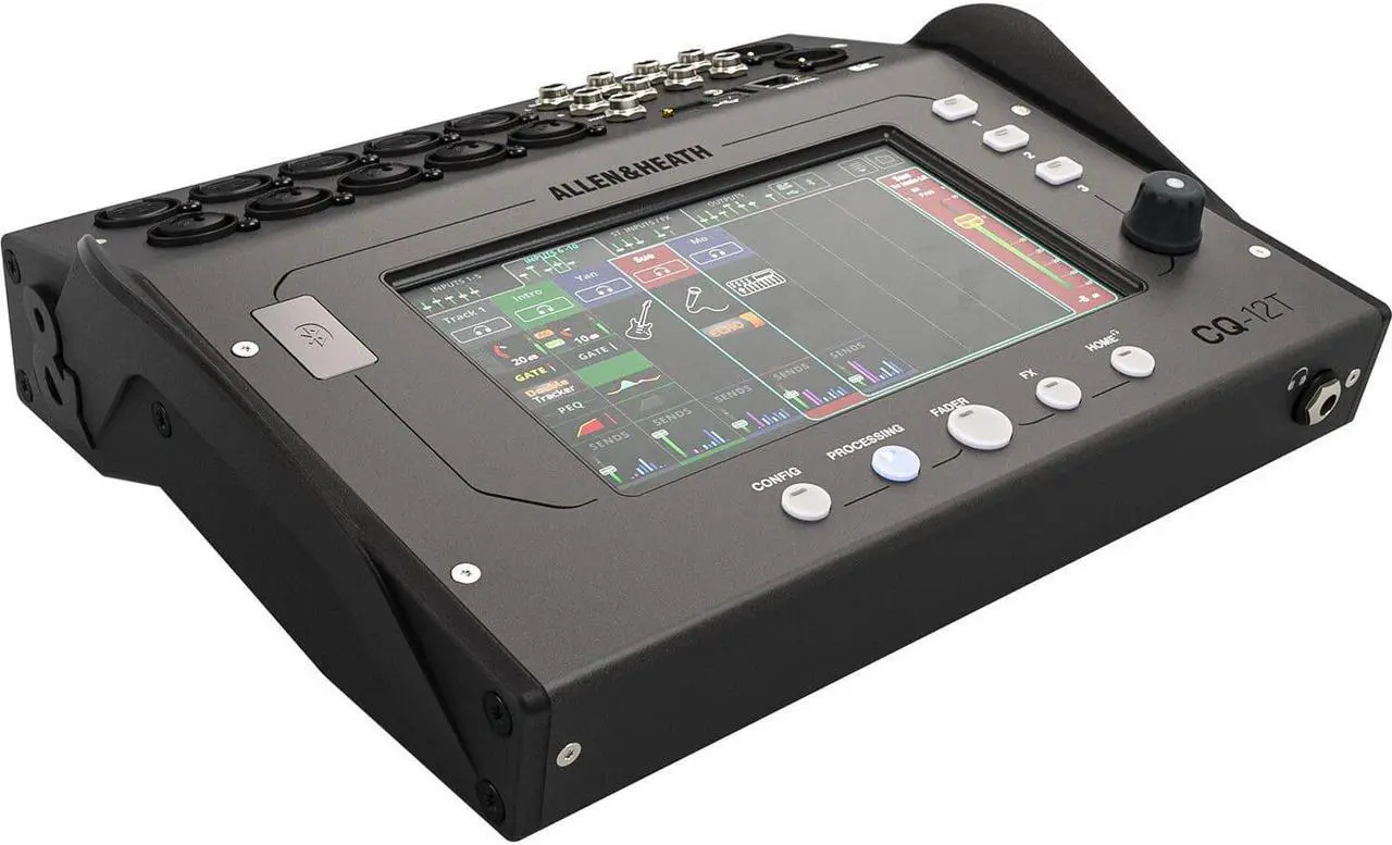 Alt view image 4 of 6 - Allen & Heath CQ-12T 12-Channel Digital Mixer, PSG AUDIO MP-0919 Dual Wireless Mic Bundle
