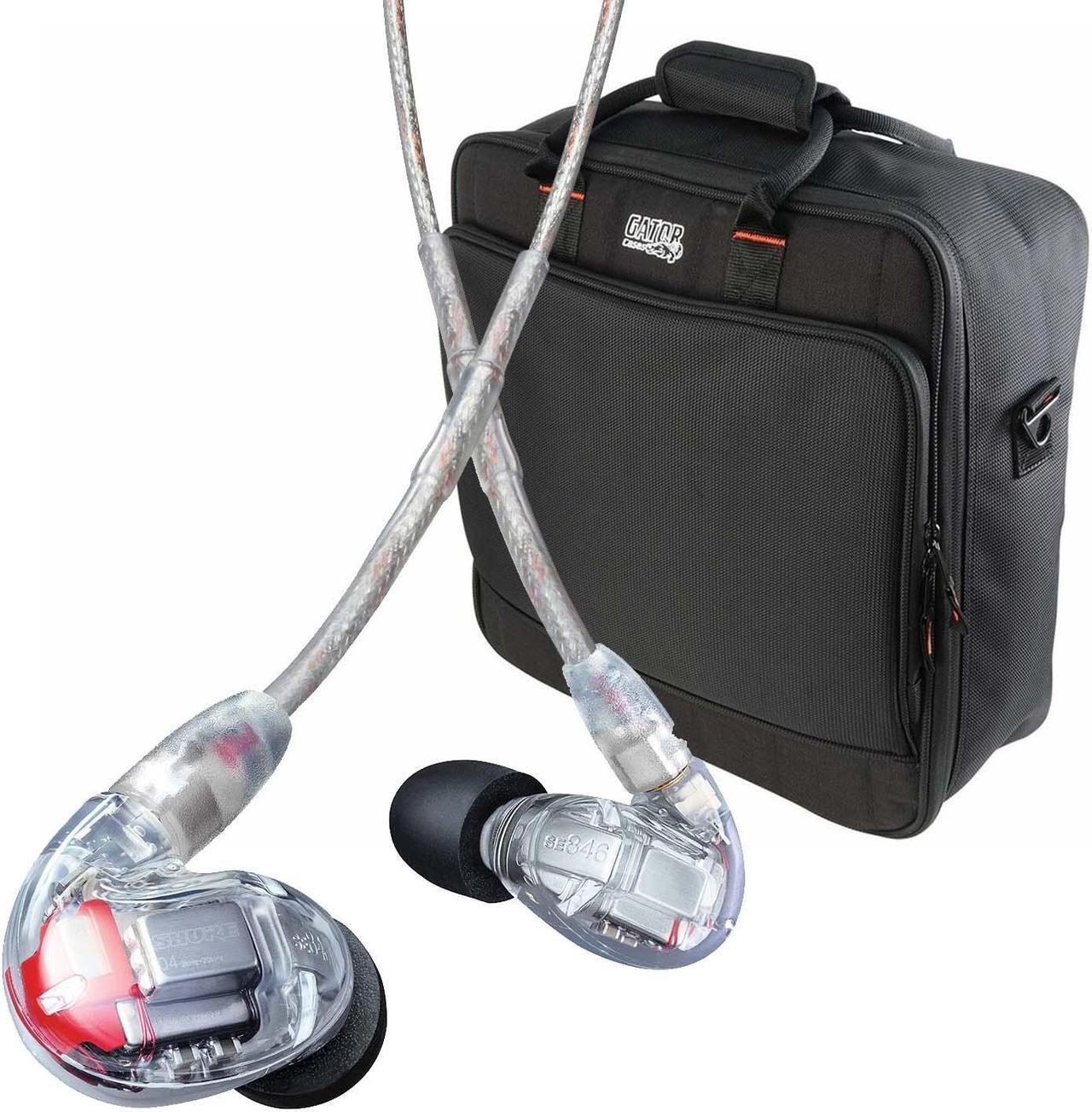 Main image of SE846 Pro Gen 2 Sound-Isolating Earphones (Clear), Gator G-MIXERBAG-1515 Bundle