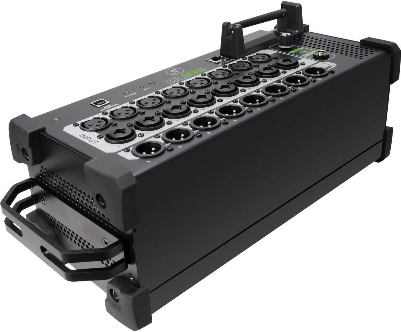 Alt view image 4 of 7 - Mackie DL16S 16-Channel Wireless Digital Live Sound Mixer with Built-In Wi-Fi + Handheld Microphone + GLS Audio 100-Feet Ethercon