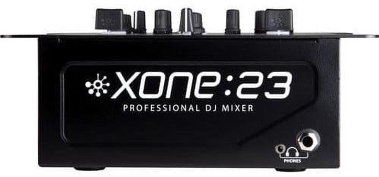 Alt view image 3 of 5 - Allen & Heath XONE:23  2+2 Channel DJ Mixer + Tascam TH-07 High-Definition Monitor Headphones (Black)