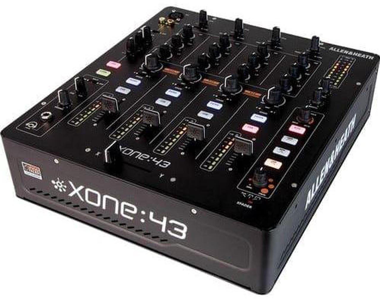 Alt view image 4 of 5 - Allen & Heath XONE:43  4+1 Channel Analog DJ Mixer & ProX Large Format CD and Digital Media Player Case [XS-CD] and RCA Cable