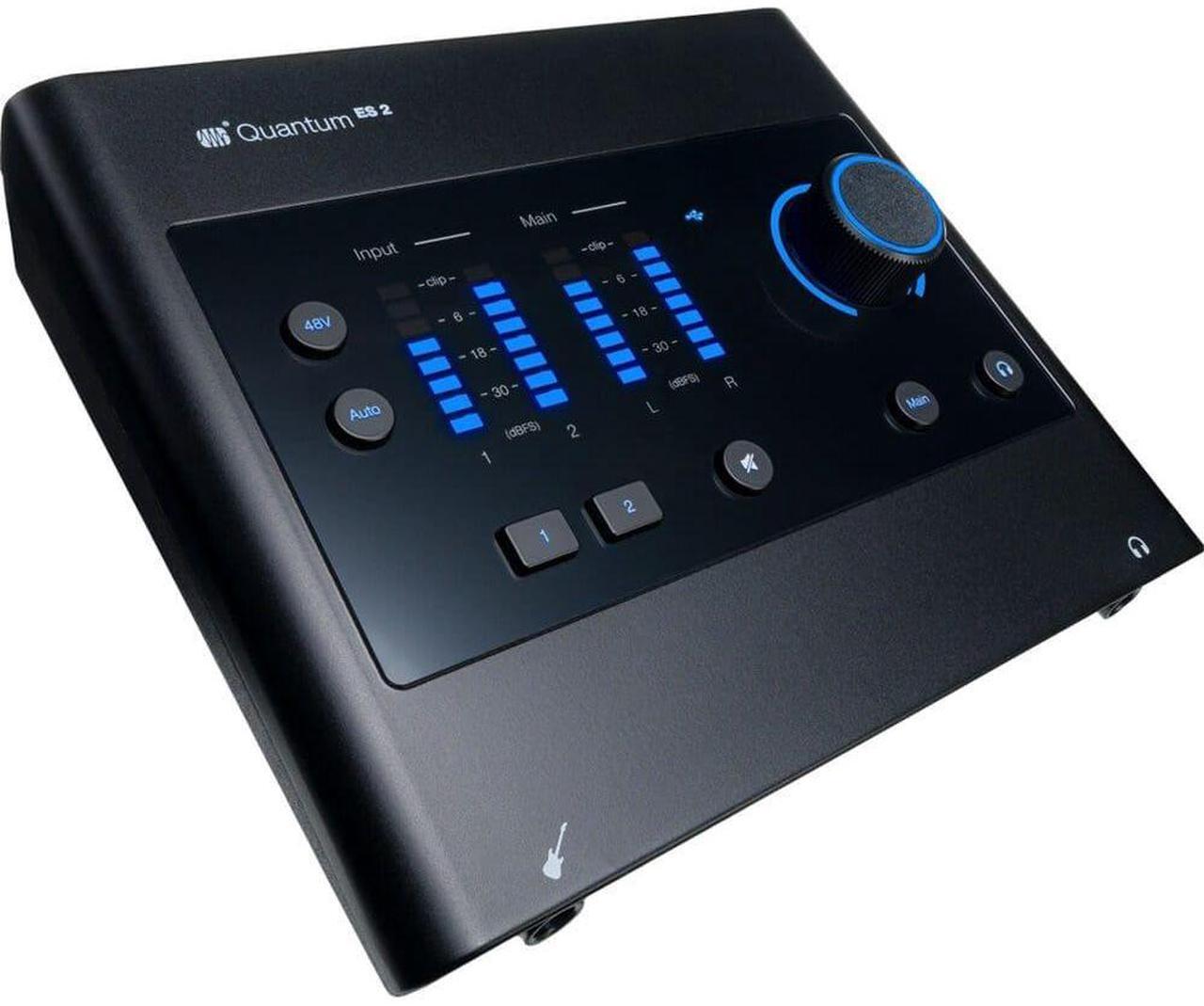 Alt view image 2 of 6 - PreSonus Quantum ES 2 USB-C Audio Interface, Tascam TH02, (2) XLR Cables Bundle