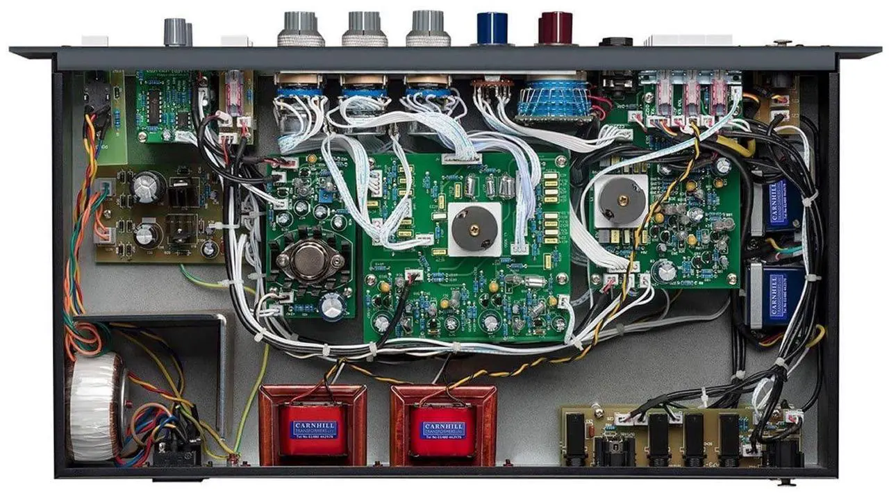 Alt view image 4 of 5 - Warm Audio WA273-EQ 2-channel Microphone Preamplifier, Audio Technica ATH-M50x Bundle