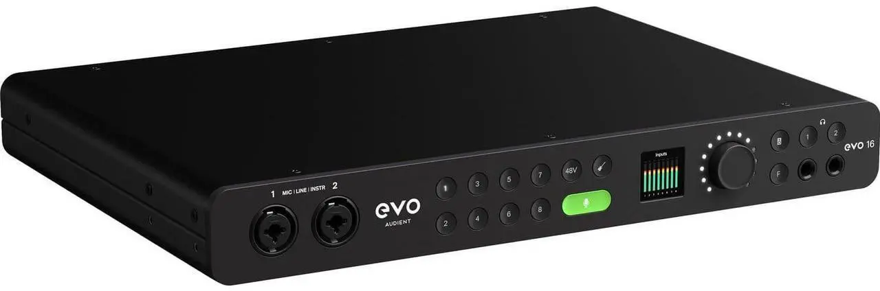 Alt view image 2 of 5 - Audient EVO 16 24×24 USB Audio Interface, EVO Rack, (2) XLR Cables Bundle