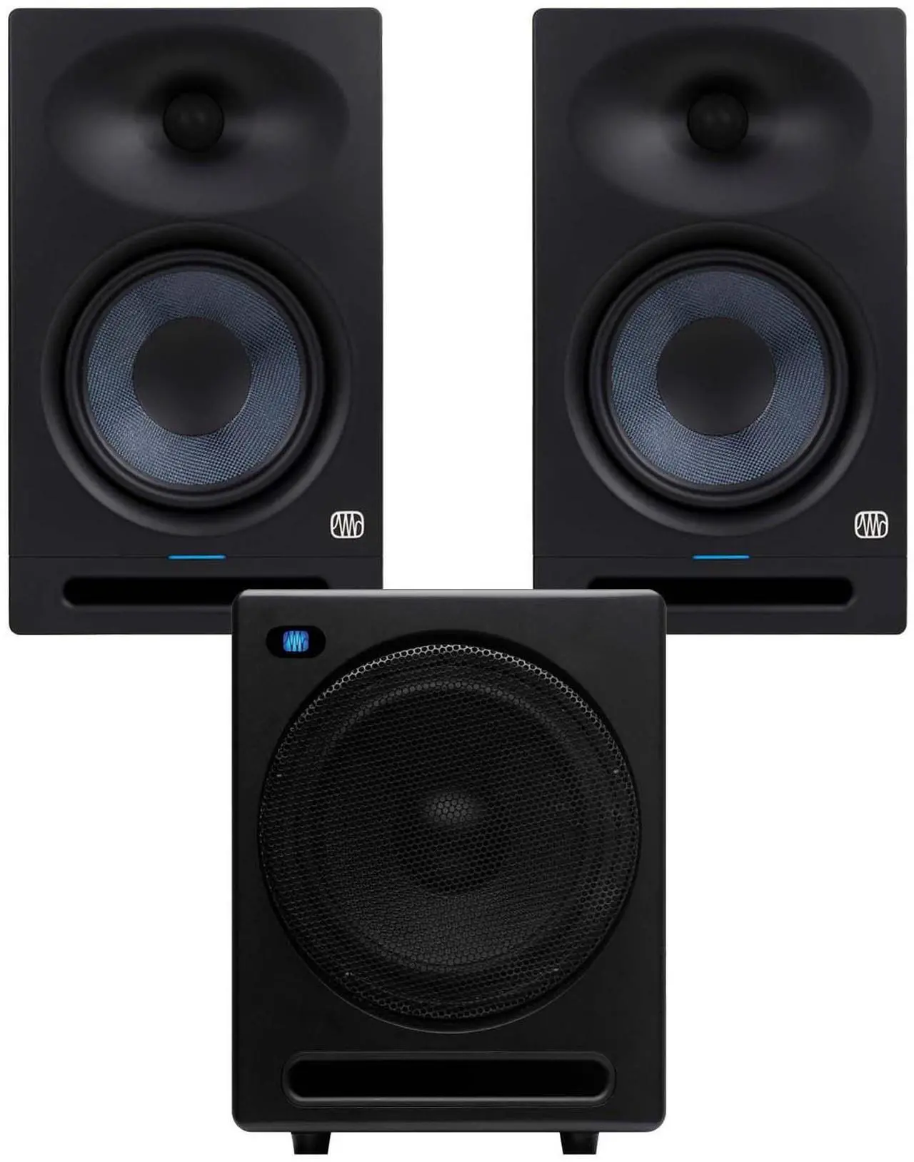 Main image of (2) PreSonus Eris Studio 8 8-inch Powered Studio Monitor, PreSonus Temblor T10 Bundle