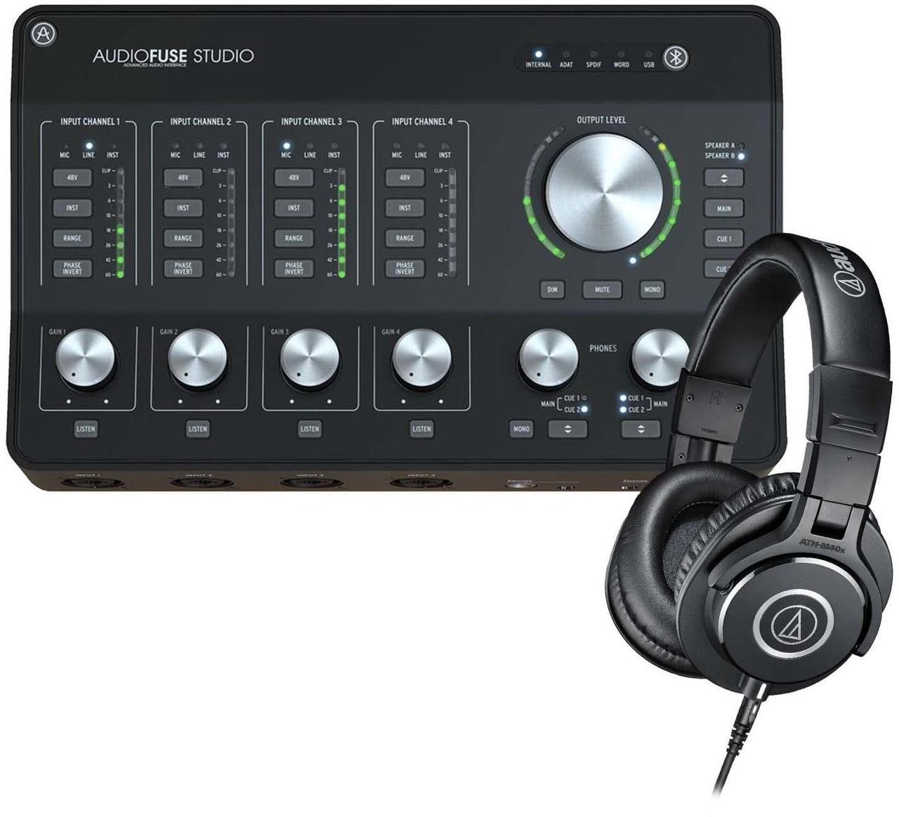Main image of Arturia AudioFuse Studio Audio Interface, Audio Technica ATH-M40X Bundle