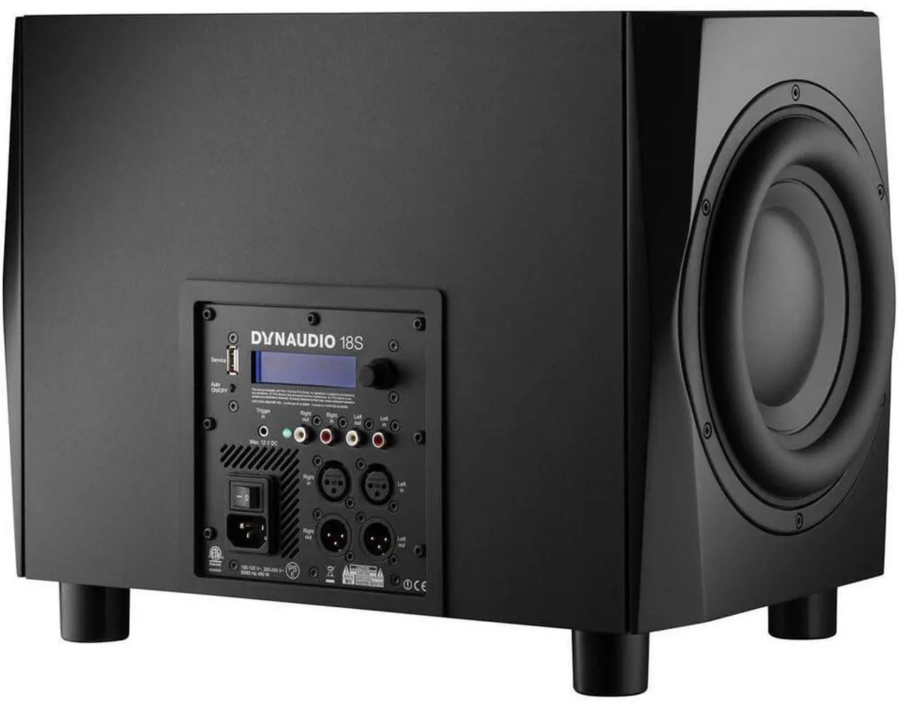 Alt view image 4 of 4 - (2) Dynaudio LYD 48  3-Way Speakers (Left/Right  White), Dynaudio 18S (Black) Powered Studio Subwoofer Bundle