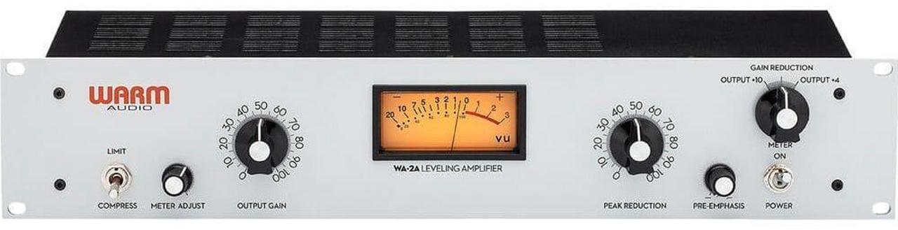 Alt view image 3 of 7 - Warm Audio WA-2A Tube Optical Compressor, POP Filter, (2) Mogami XLR to 1/4, Mic Stand Bundle